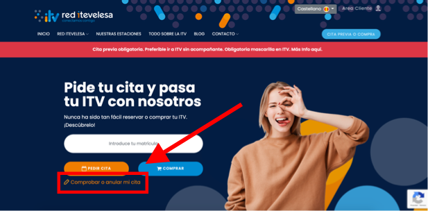 anular cita previa itv polanco
